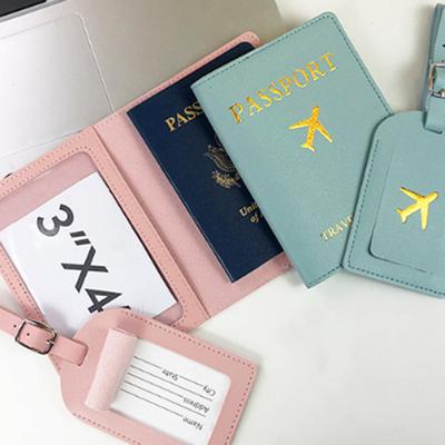 1Pcs Pu Leather Luggage Tag Name Id Labels Travel Suitcase Identifier Label