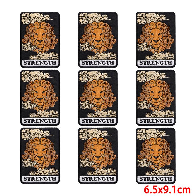 10 Pcs/lot Wholesale Embroidery Patch Iron On Patches For Clothing Patches On Clothes Jackets Decor Applique Sew Supplies