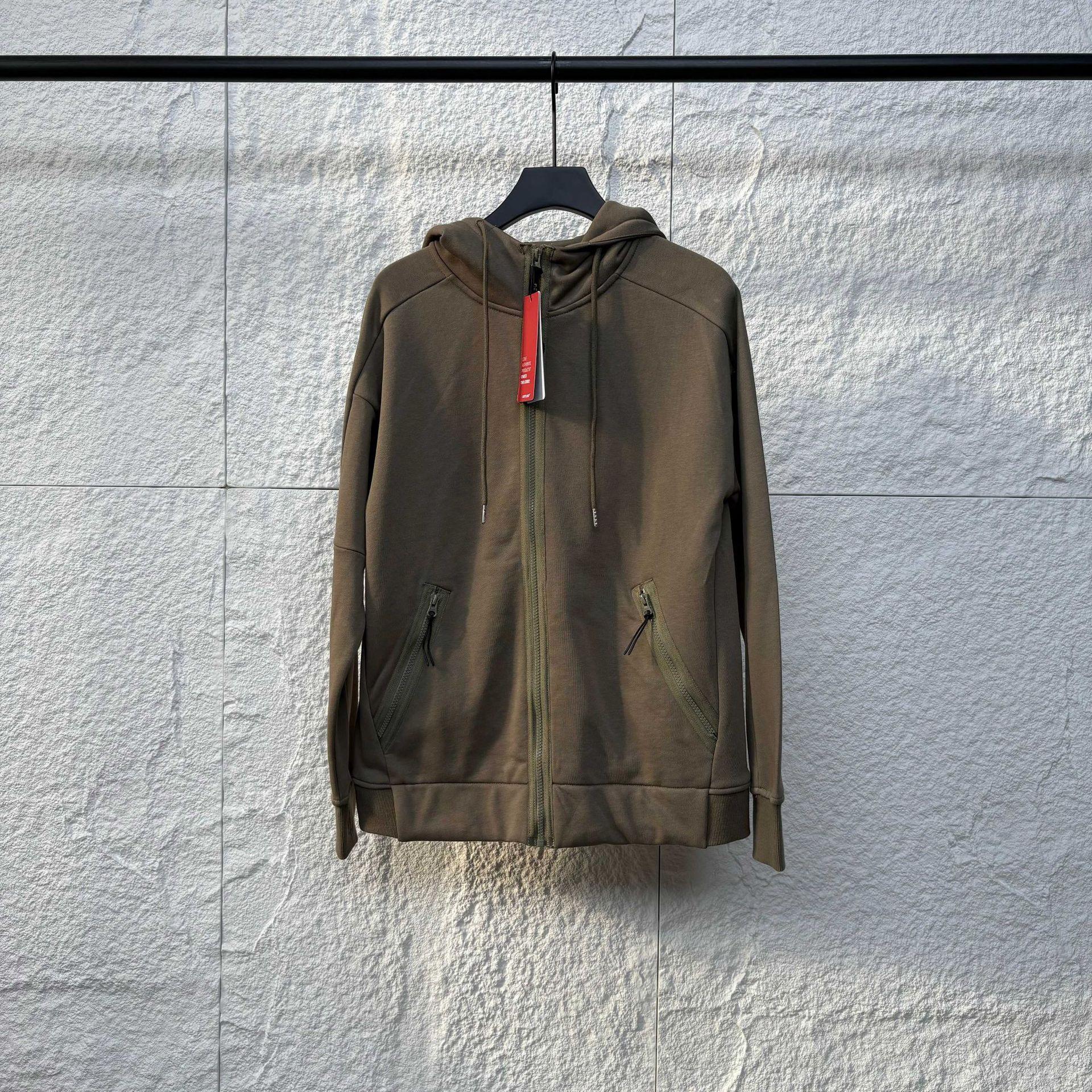 

Men s Korean Style Hooded Embroidered Cardigan Jacket Large