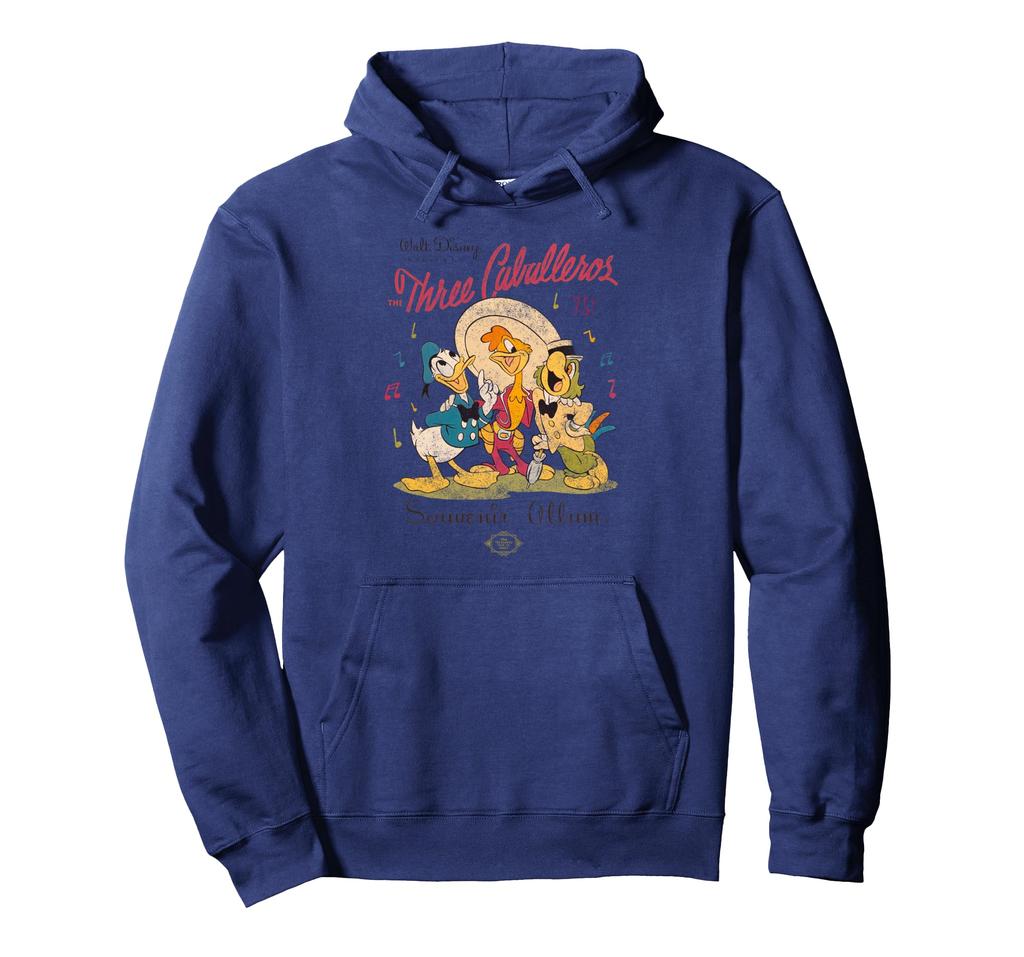 Disney The Three Caballeros Donald Duck Vintage Distressed Hoodie