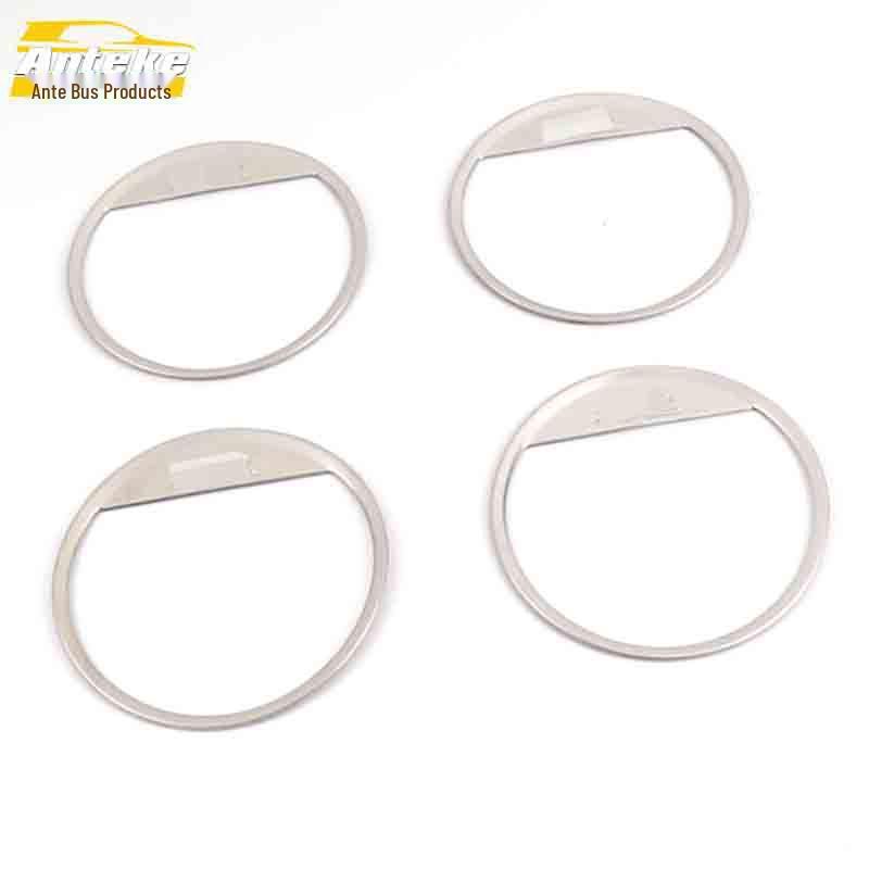 

Huansu S3L Speaker Box Bright Ring & Stainless Steel Door Speaker Cover Decorative Sticker