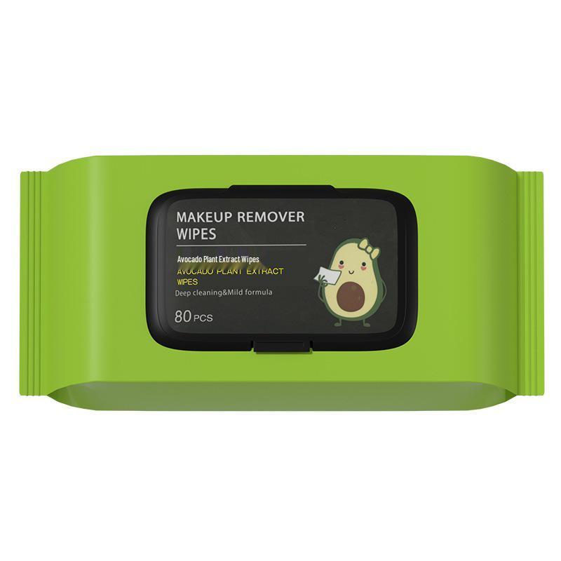 Avocado Face Cleansing Wipes: Gentle, Non-Irritating, Disposable for Deep Cleanse - Ideal for Lazy Routine