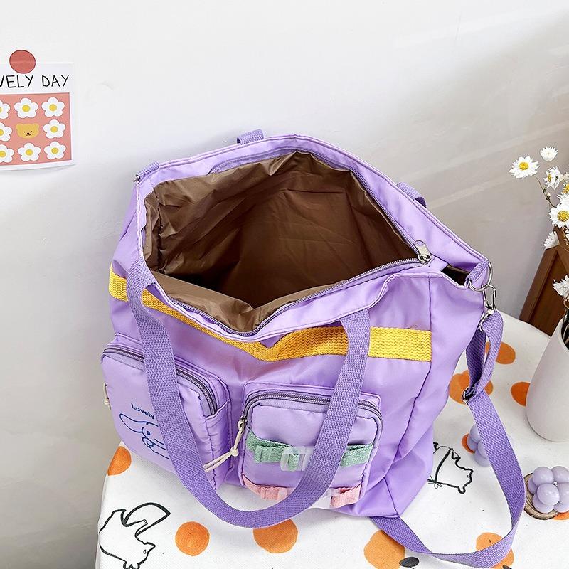 Nylon Cloth Student New Women's Bag Sweet Shoulder Messenger Bag