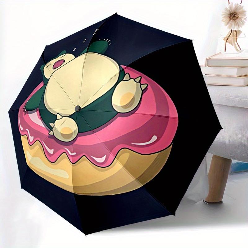 1 st Pokémon Vindtät Automatisk Paraply, Lättvikt för Kvinnor/Män, Perfekt Julklapp a0811234