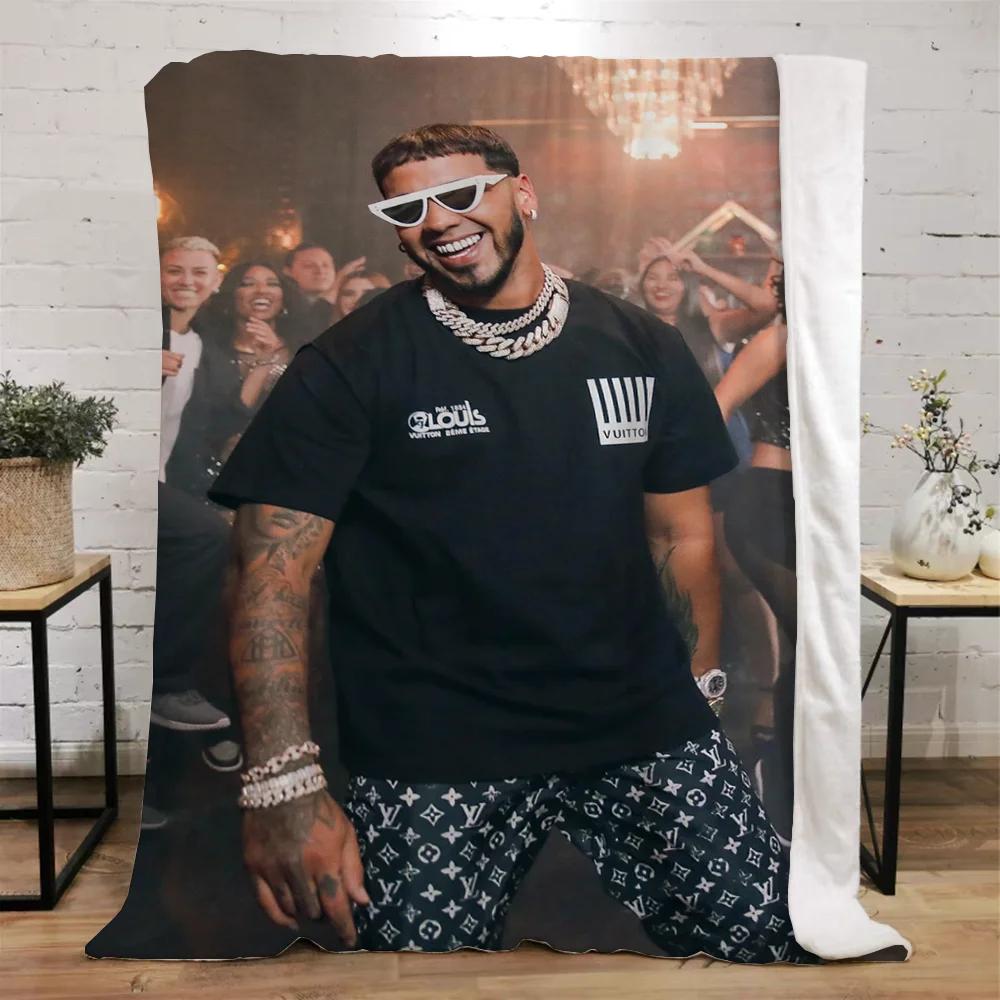 Anuel Aa Blanket Bed Blankets Characters Fluffy Plaid Beach Towel Interior for Home Luxury Bedding Throw Knee Soft Nap King Size