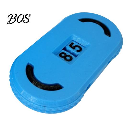 Durable Elastic Structure Lock Life Counter, 3D Printed Digital with Buckle, Two-Digit Health Spin Counter Tracker for Privacy Protection Home