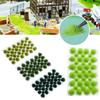 39PCS Wargaming Micro Landscape Railway Wild Wargame Model Scenery Modeling Artificial Grass Cluster Static Grass Tuft
