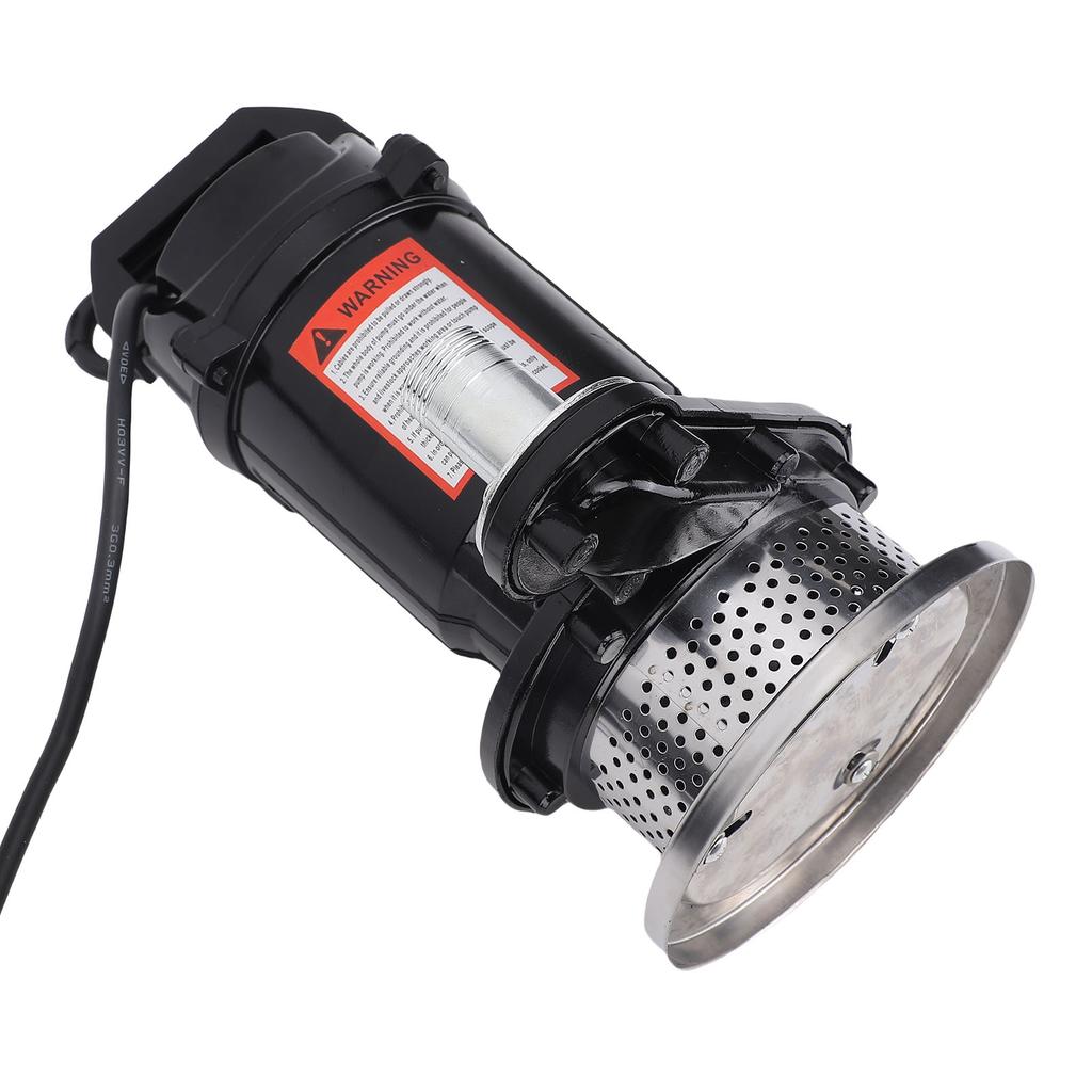 1 2HP Submersible Sump Pump 6000GPH High Efficiency High Lift Submersible Clean Water Pump for Home Farm Factory US Plug