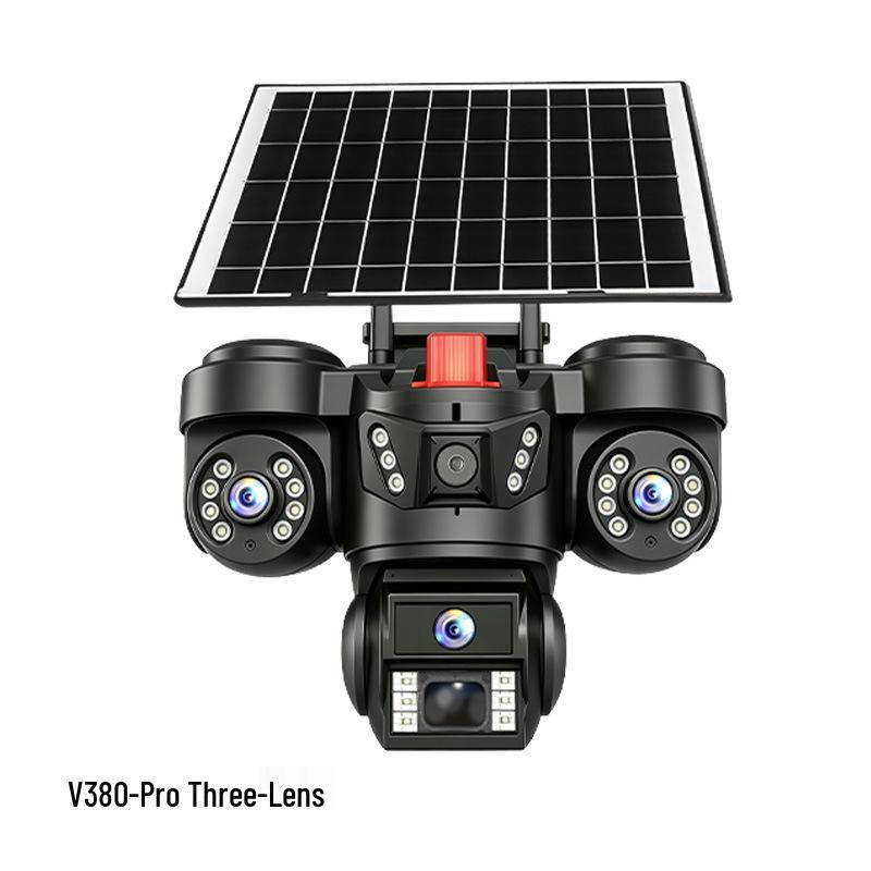 Solar 4M Pixels True Color HD 4G Outdoor Wireless Surveillance Camera for Fish Ponds