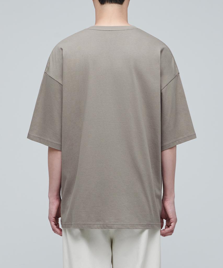 MUSINSA STANDARD Extra Oversized Crew Neck T-Shirt [Dusty Beige]
