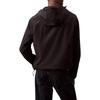 Calvin Klein Unifarbene Kapuzenjacke mit langen Ärmeln Herrenjacken Schwarz 40BM527-001