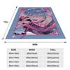 Alien Stage Blankets Till Ivan Anime Fleece Awesome Warm Throw Blankets for Bedding Lounge Spring/Autumn,