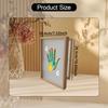Family Handprint Photo Frame DIY Craft Keepsake Home Wood Picture for Couple