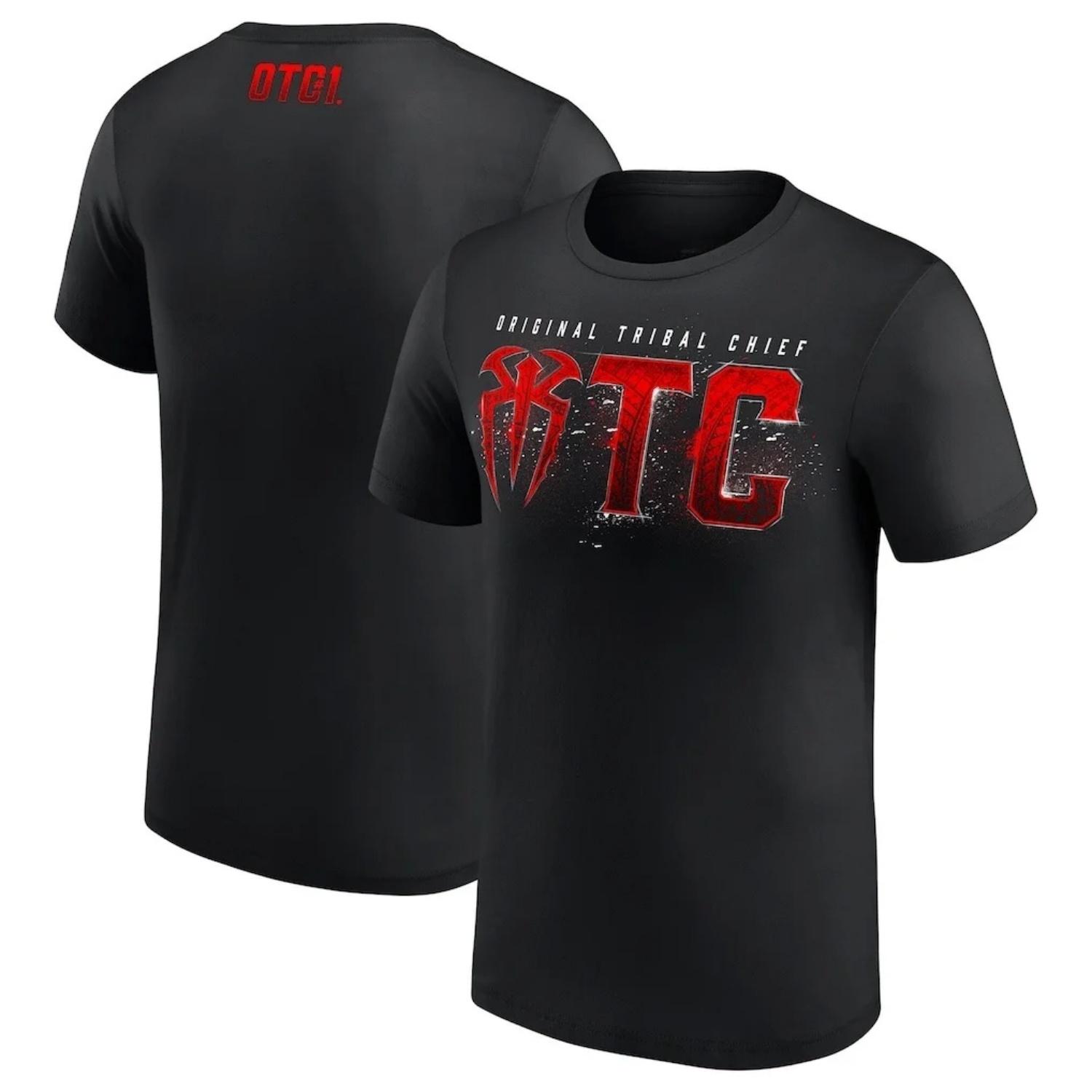 2026 Men s Black Roman Reigns Levels Above T-Shirt New Fashion Men Women Parent-child Summer T Shirt Short Sleeve Clothing Tops S