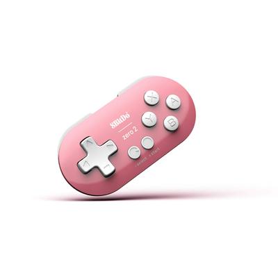 8bitdo Zero 2 Game Bluetooth for Raspberry and Pink Edition Controller, Wireless, Windows, Android, macOS, Pi, Steam,