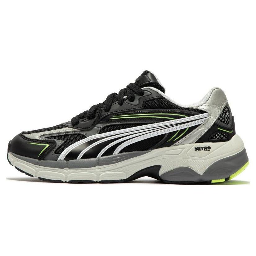 PUMA Teveris Nitro Noughties  Black Fast Yellow  Unisex 388920-07 EU 35.5