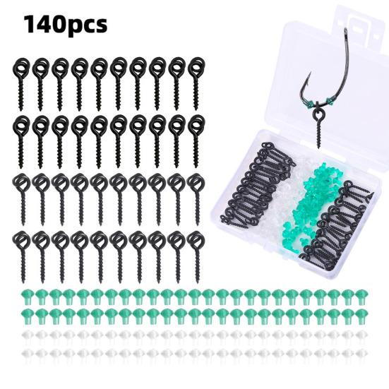 Rubber Beads Carp Fish Hook Accessories Compact Design Portable Universal Simple Installation Fish Hook Stopper Kit