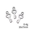 Hollow Clover Key Charm Lucky Pendant Tool Charms For Bracelet Necklace Jewelry Making Supplies For DIY