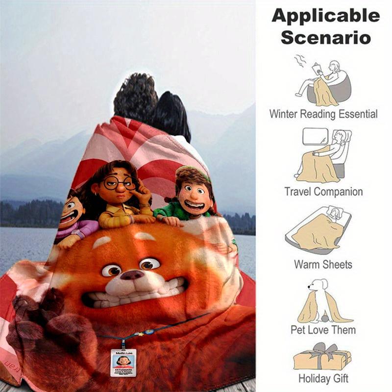 1 Stück, "Home Decor Roter Panda Decke Perfekt für Sofa, Schlafzimmer, Wohnzimmer, Reisen, Camping"
