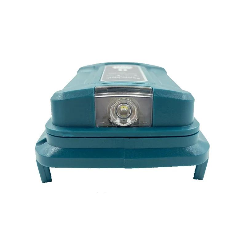 Battery Adapter LED Working Light for Makita/HongSong/Lomvum 14.4V/18V Li-on Battery Portable Power Bank With Dual USB Port