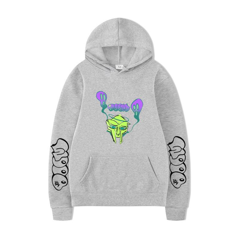 Hip-hop Singer Mf Doom Hoodies Singer New Printing Sweatshirts for Fans Long Sleeve Men Women Clothing Sudaderas Hoody