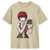 Unisex Mahiru Koizumi T-Shirts Baumwoll Oberteil Tees Strand Großartig Kurzarm T-Shirt Rundhals Harajuku Lässiges T-Shirt Neuankömmling