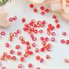 Colorful 4mm Transparent Double-Pointed Acrylic Beads for DIY Beading Projects