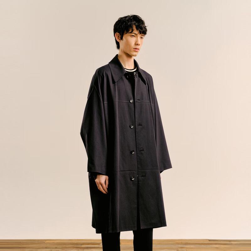 Men's 2024 Autumn Loose Fit Lapel Trench Coat
