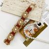 Bohemian Hand-Woven Flower Wrist Lanyard Phone Wristband Daisy Flower -Lost Phone Rope Bag Pendant for Friend Gift Bag Charm