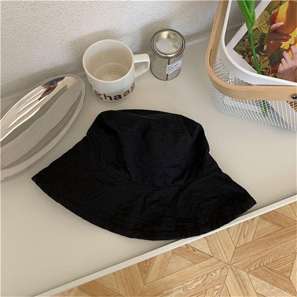 Breathable Fisherman Hat Cotton Sunhat Fashion Beach Cap for Outdoor