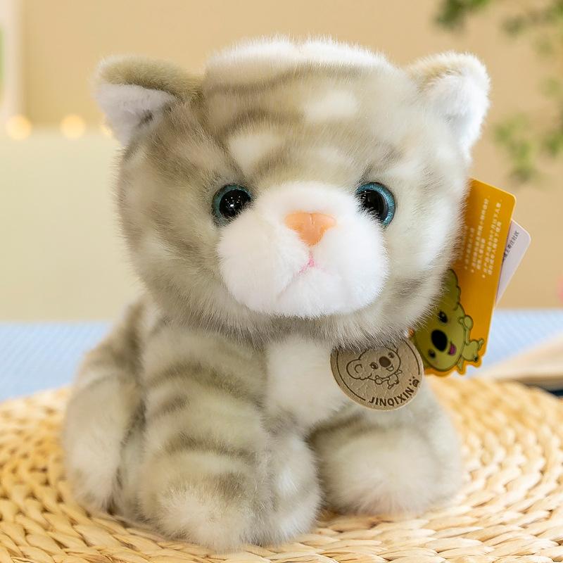 Kitten Doll Plush Toy Lying Posture Kitten Cheap Cat Garfield Ornament Doll Birthday Gift Cute Pet