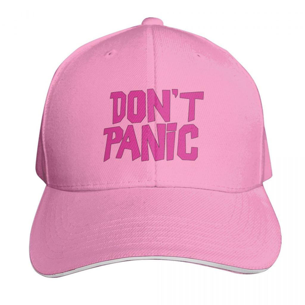 Dont Panic Hitchhikers Baseball Cap party Hat Custom Cap Fashion Beach Hat Unisex Womens Unisexs
