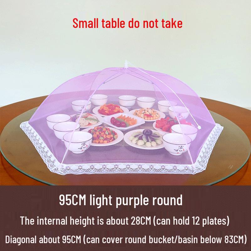 Clear Anti-Fly Dustproof Dining Table Food Cover