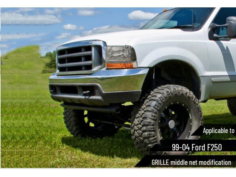 Ford F250 Grille & Bumper Face Modification (1999-2004) - Export Model