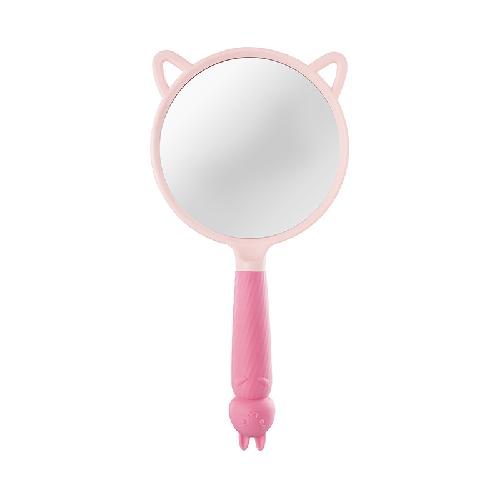 Pocket Demon Soft Cute Silicone Handle Mirror Girl Home Cute Handheld Mirror Portable High-definition Makeup Mirror