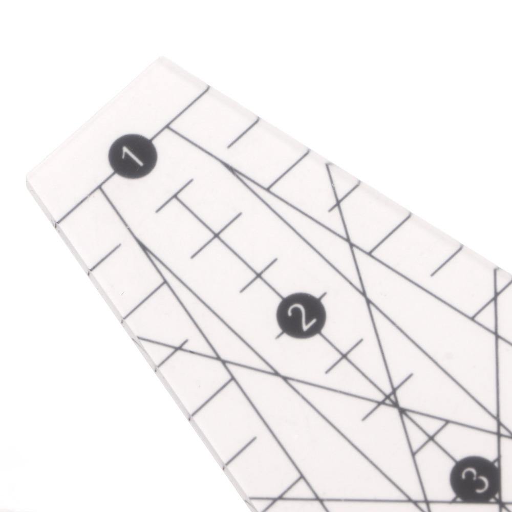 Acrylic Patchwork Ruler Slot Design Sewing Template Ruler Durable Quilting Ruler For Sewing DIY