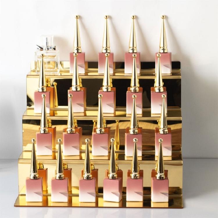 Mirror Finish Acrylic Display Stands Multi Layer Acrylic Organizers Sturdy Stand Holder For Cosmetics And Figurines