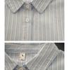 Korean-Japanese Style Striped Oxford Shirt for Women