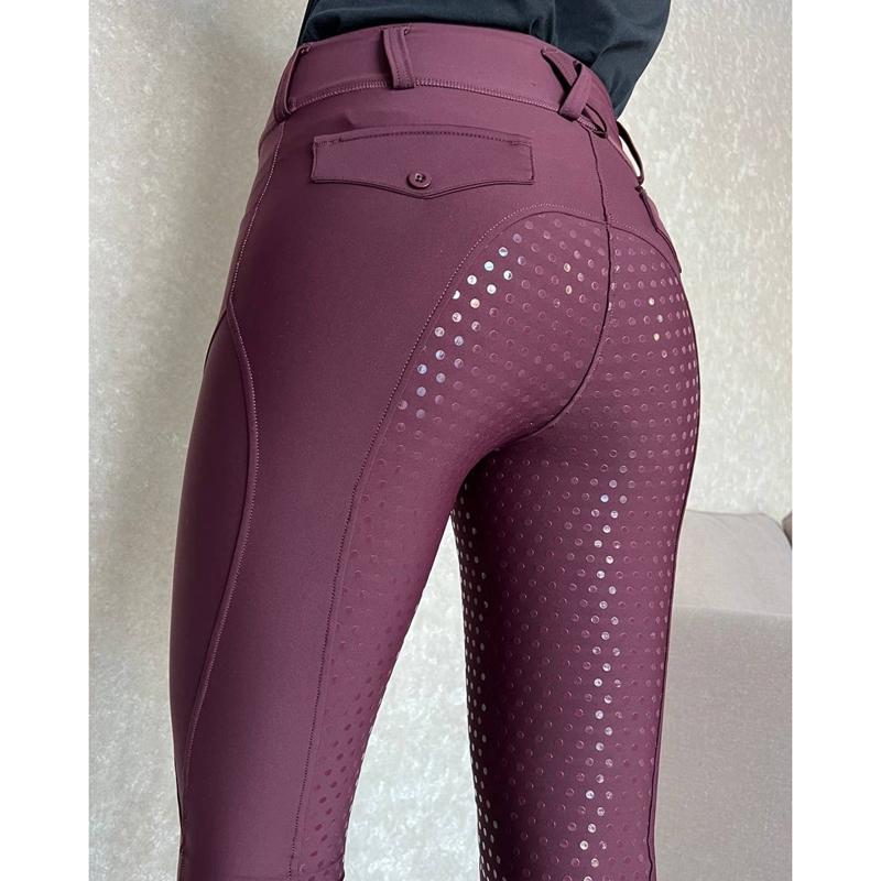 Women Fashion High Waist Elastic Equestrian Pants Horse Racing Skinny Trousers Womens Horse Riding Camping Running Climbing Pant