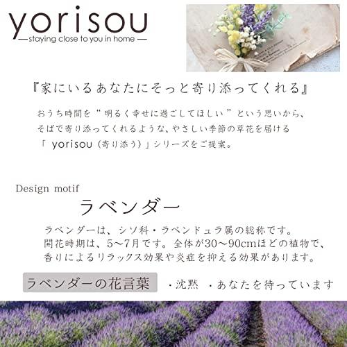 Senko S.D.S Lavender Long Toilet Mat, Approx. 80 X 65 Cm, Purple Floral Print, Antibacterial and Odor Resistant, Made In Japan, Product Number 32686