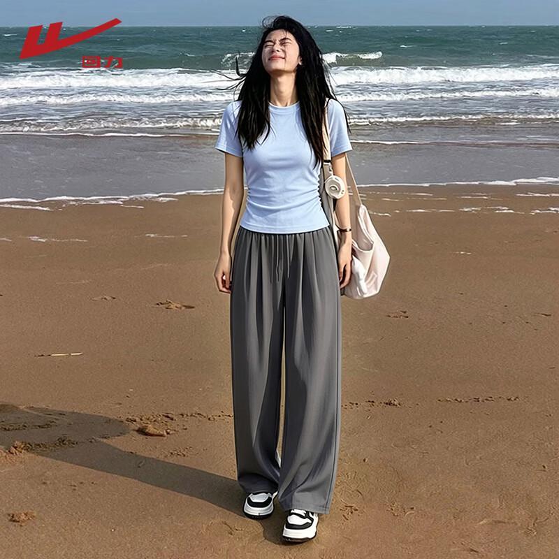 Warrior Women s Summer Short Sleeve Top & Wide-Leg Pants Set S