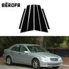 Biltillbehör för Mercedes-Benz C-klass (W203) 2001 2002 2003 2004 2005-2007 Dörrfönster Stolpar Cover Trim Kit Dekaler