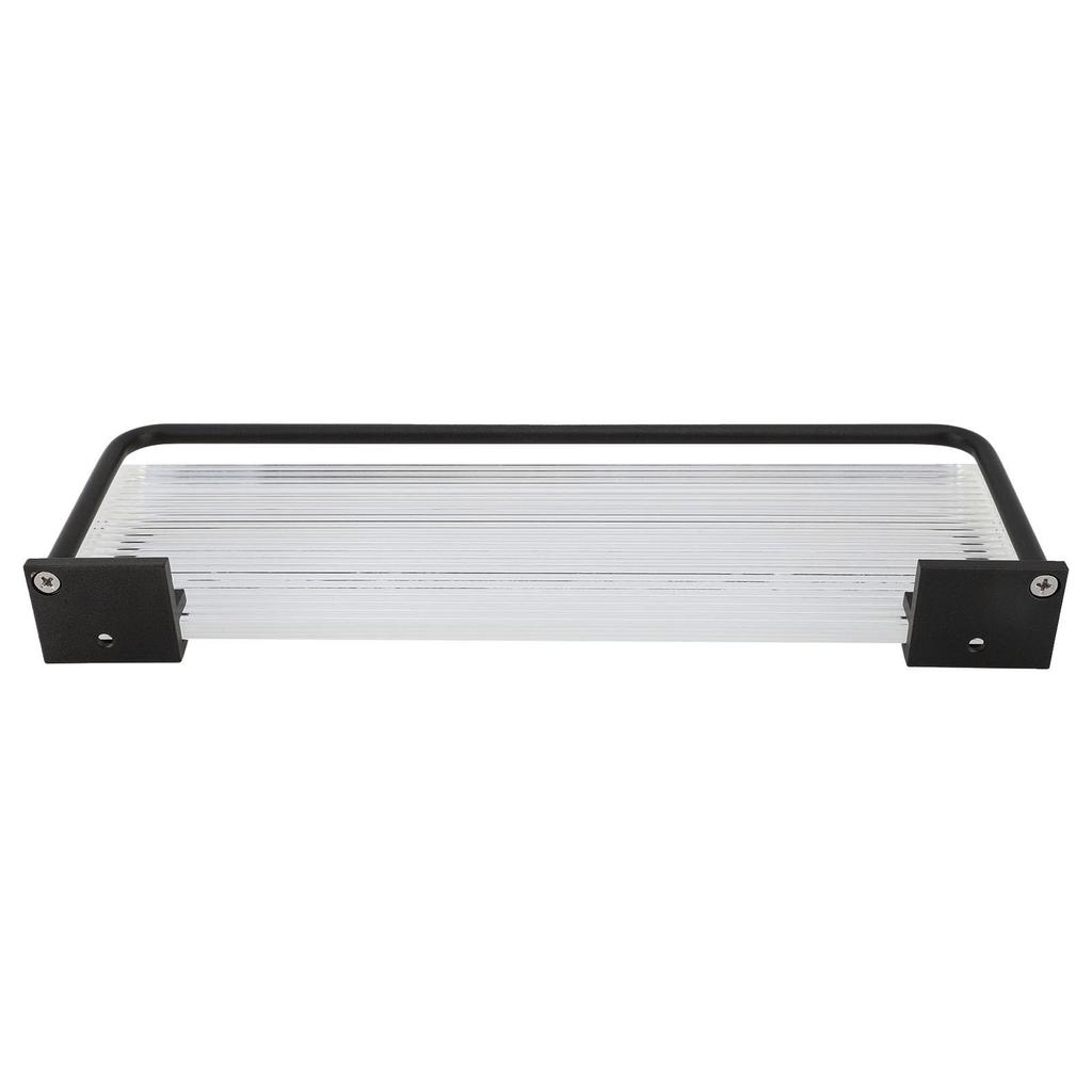 Floating Shelf Space Aluminum Acrylic Wall Mounted Decorative Storage Shelf for Kitchen Bathroom