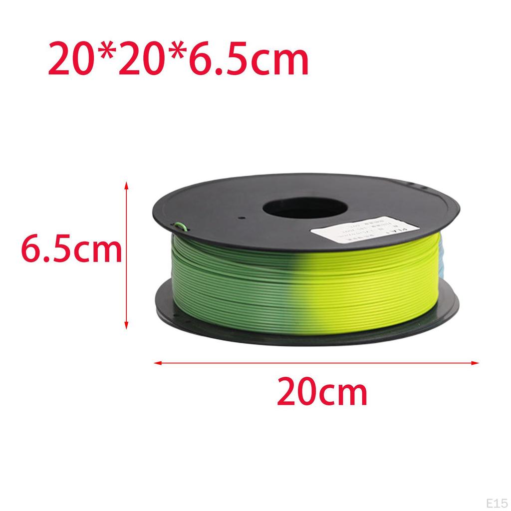 1.75mm PLA 3D Printer Filament 1kg 2.2lbs 330 Meters Wound Accessories for Printing