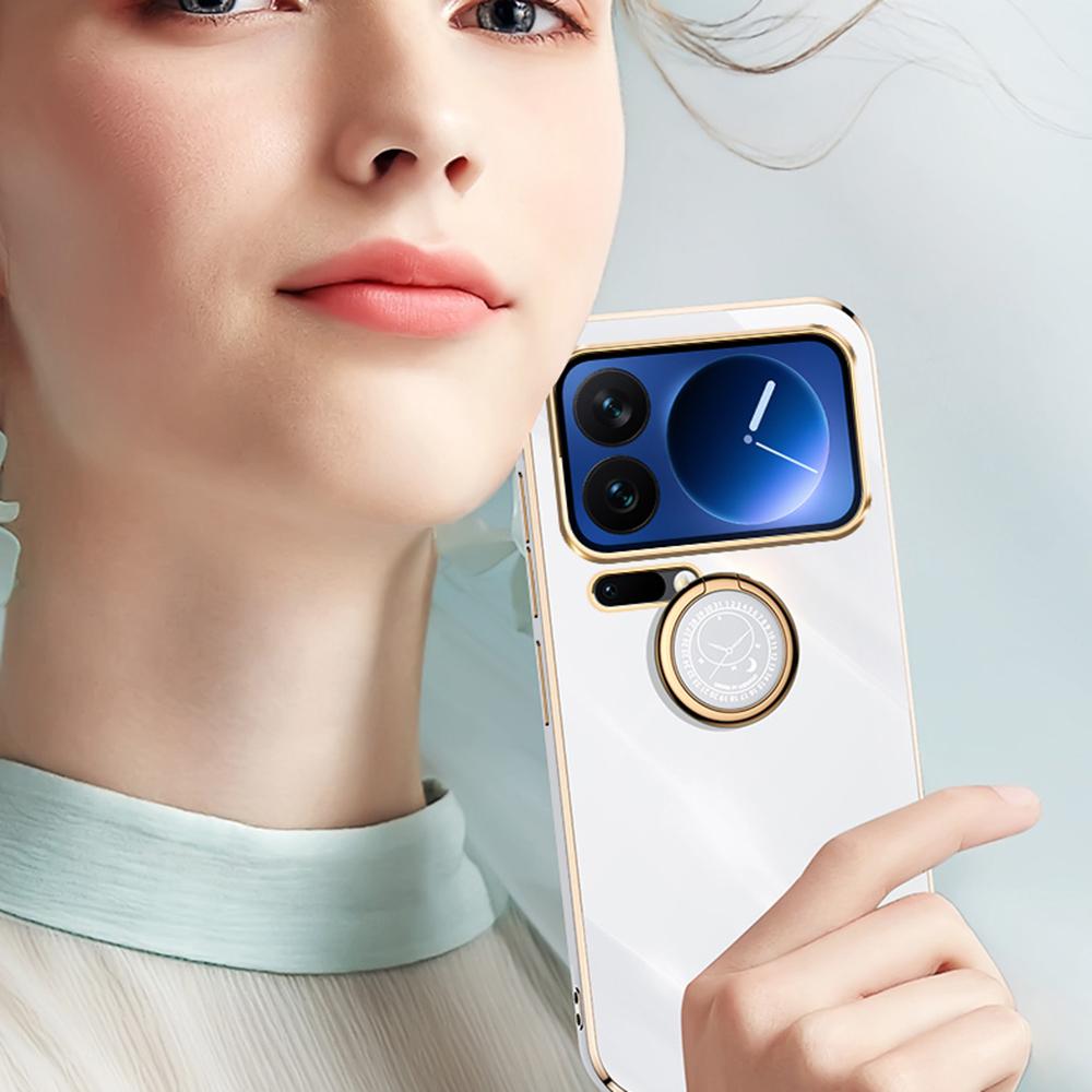 Bulk Purchasing XINLI For Xiaomi 17 Pro Case Ring Kickstand Electroplating TPU Phone Cover