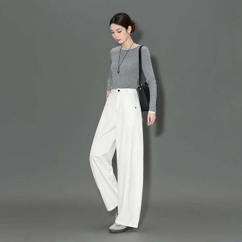 Demana Cloud Oxygen Cotton Wide-Leg Casual Pants