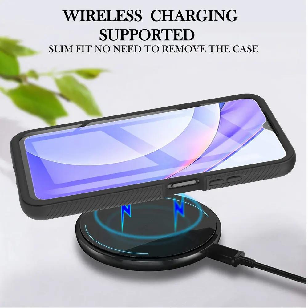 For Redmi 13C 12C 10C Crystal Case 360 Protect Front Film Bumper Armor Back Etui Xiaomi Redmi 13R 10A 12 C 10 A 13 R Phone Cover