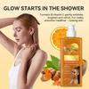 1 Stück Kurkuma Körperwäsche 520ml Körperpeeling Reinigend Peeling Feuchtigkeitsspendend Aufhellend Körperwäsche