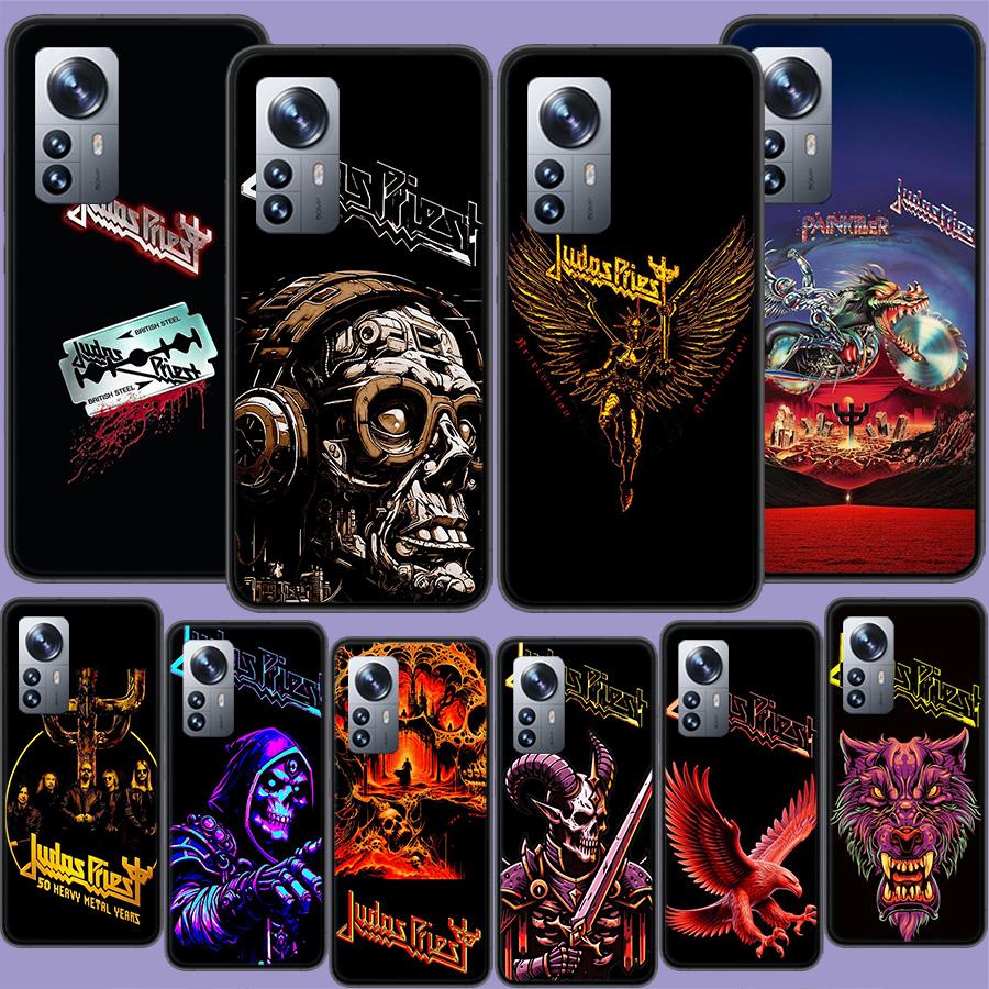 J-Judas P-Priest Band Phone Case For Redmi Note 15 Pro 5G 14 13 12 Pro Plus 11 11T 11E 11S 10 Pro 10S 9 9S Cover Cell Clear with