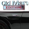 Oldman Edition 3D Emblem | Old Man Edition Car Sticker | Funny 3D Metal